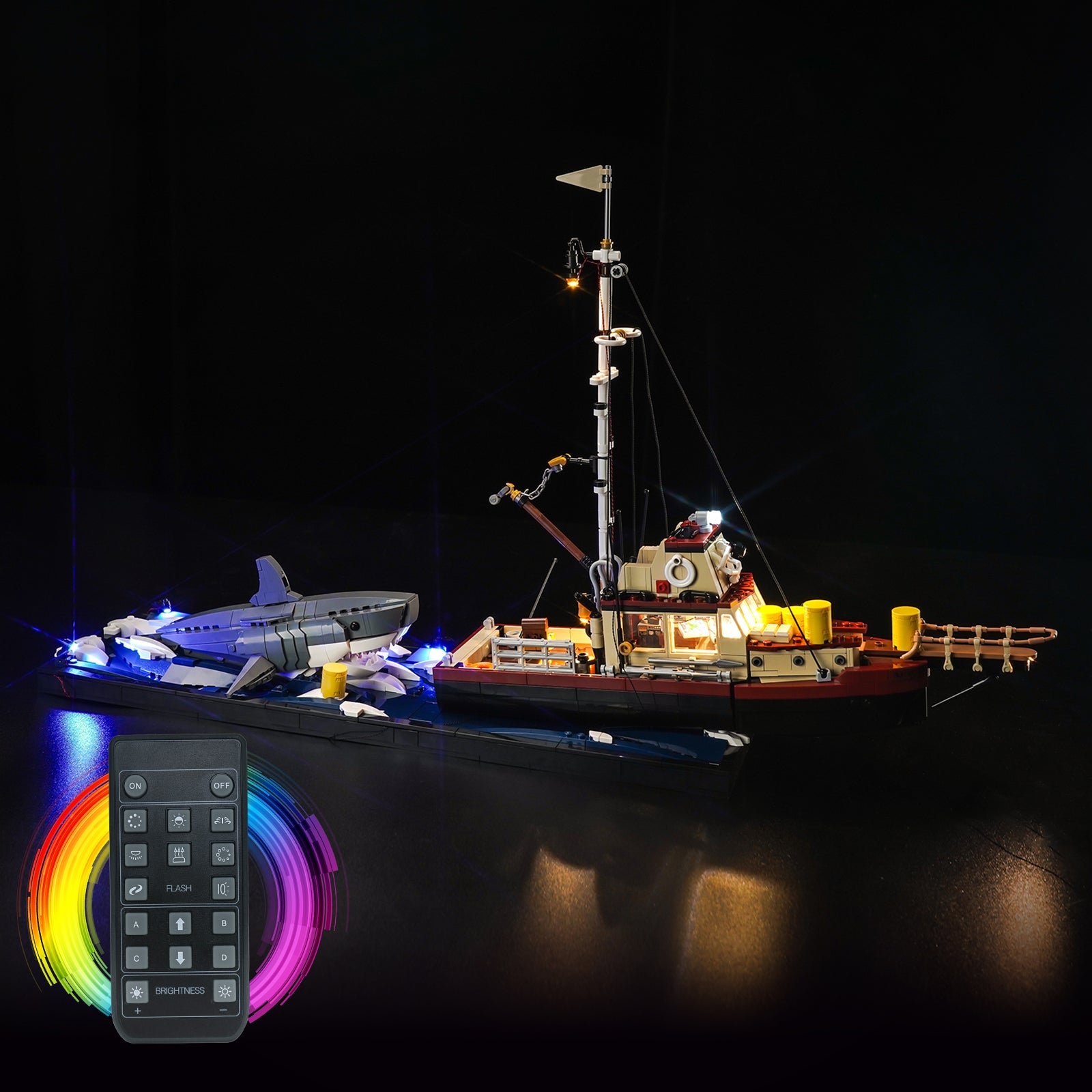 LED-beleuchtungsset für LEGO® Ideas Jaws 21350