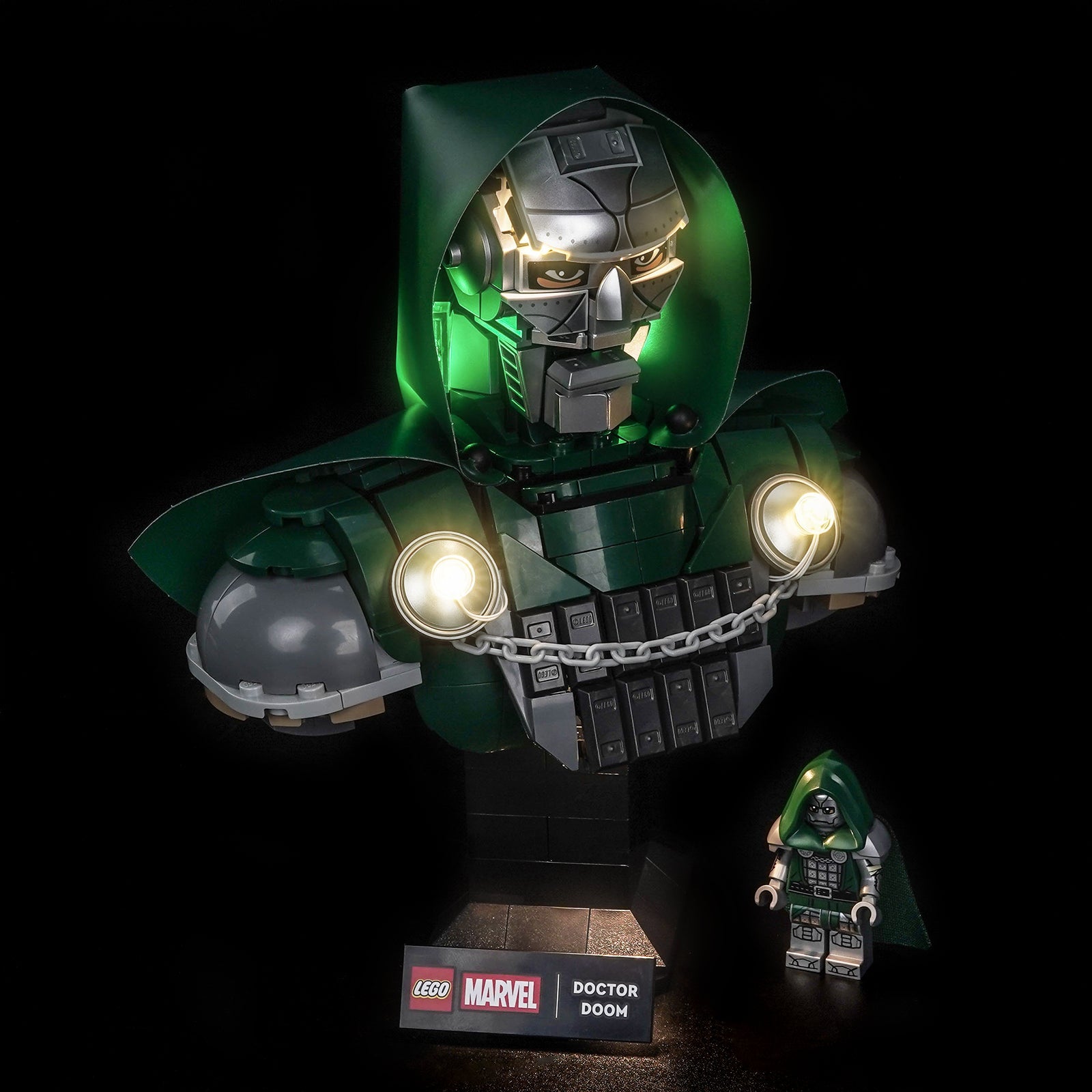 Bricklightlab Light Kit for LEGO Marvel Doctor Doom Bust 76345