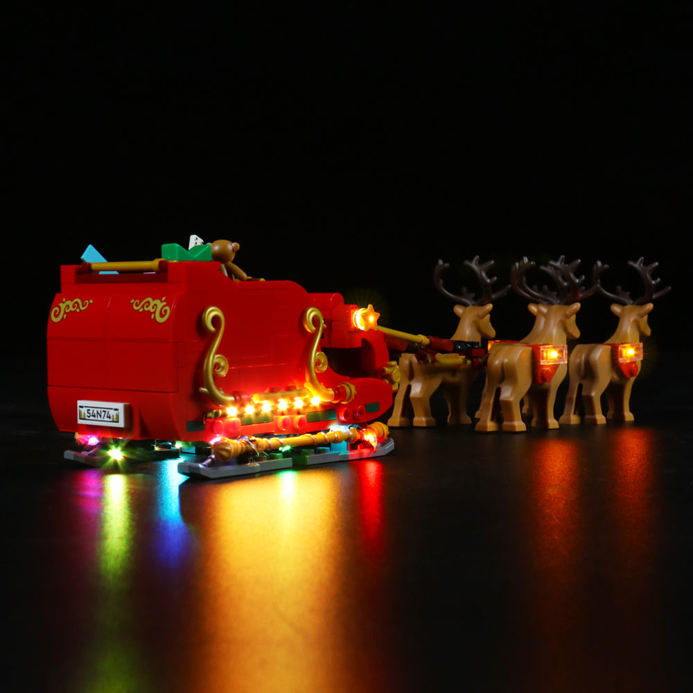 LED-beleuchtungsset für LEGO® Santa's Sleigh 40499