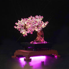 LED-beleuchtungsset für LEGO® Bonsai Tree 10281 Pinke Version