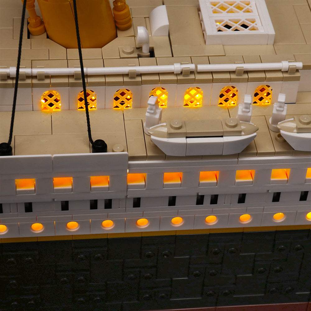 LED-beleuchtungsset für LEGO® Titanic 10294 – Fernbedienungs-Version