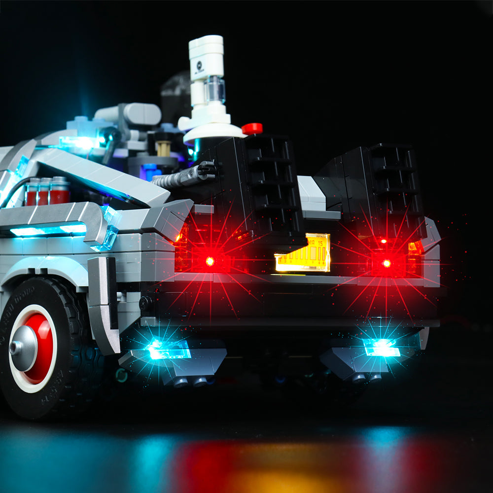 LED-beleuchtungsset für LEGO® Icons Back to the Future Time Machine 10300