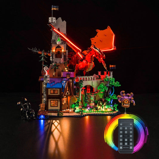 LED-beleuchtungsset für LEGO® Dungeons & Dragons: Red Dragon's Tale 21348