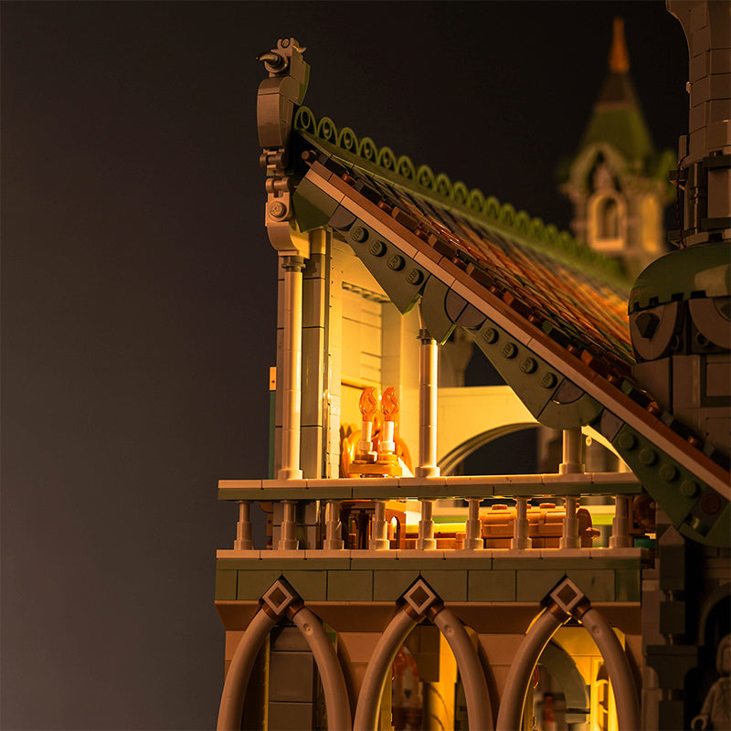 LED-beleuchtungsset für LEGO® The Lord Of The Rings: Rivendell 10316 Warmlicht-Version