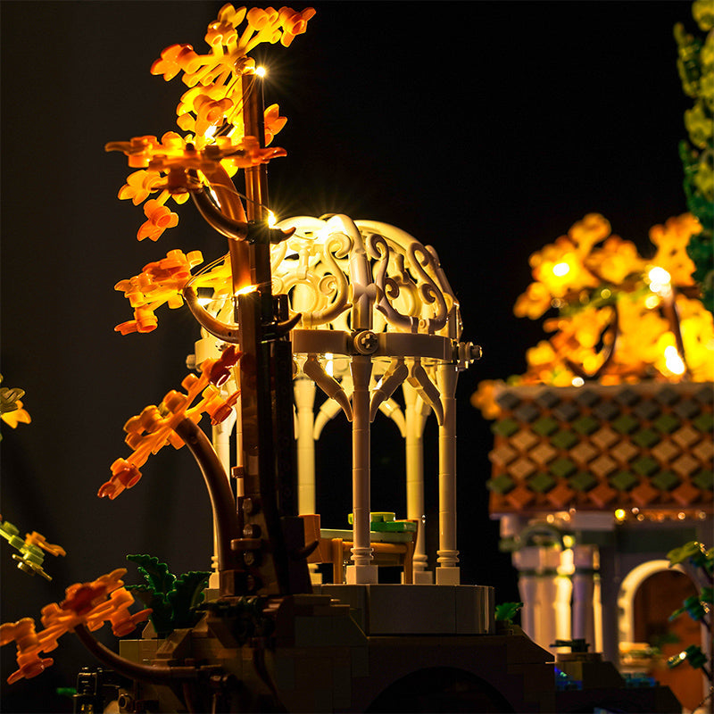LED-beleuchtungsset für LEGO® The Lord Of The Rings: Rivendell 10316 Warmlicht-Version