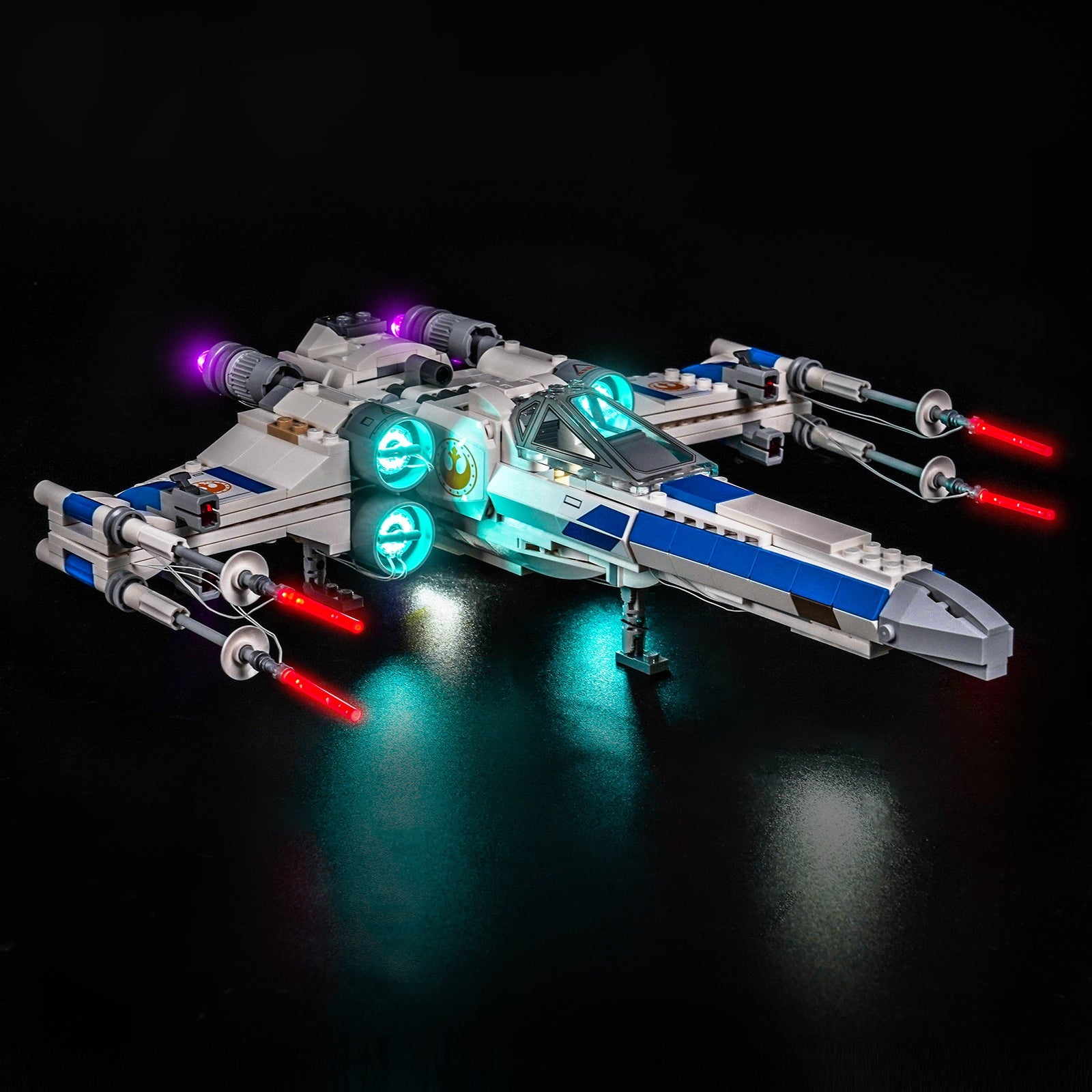 LED-Beleuchtungsset für LEGO® Star Wars New Republic X-Wing Starfighter™ – 75460 Fernbedienungs-Version