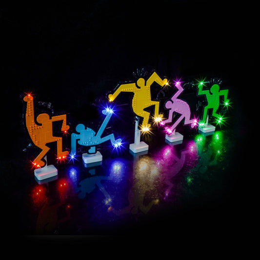 LED-beleuchtungsset für LEGO® Art Keith Haring – Dancing Figures 31216
