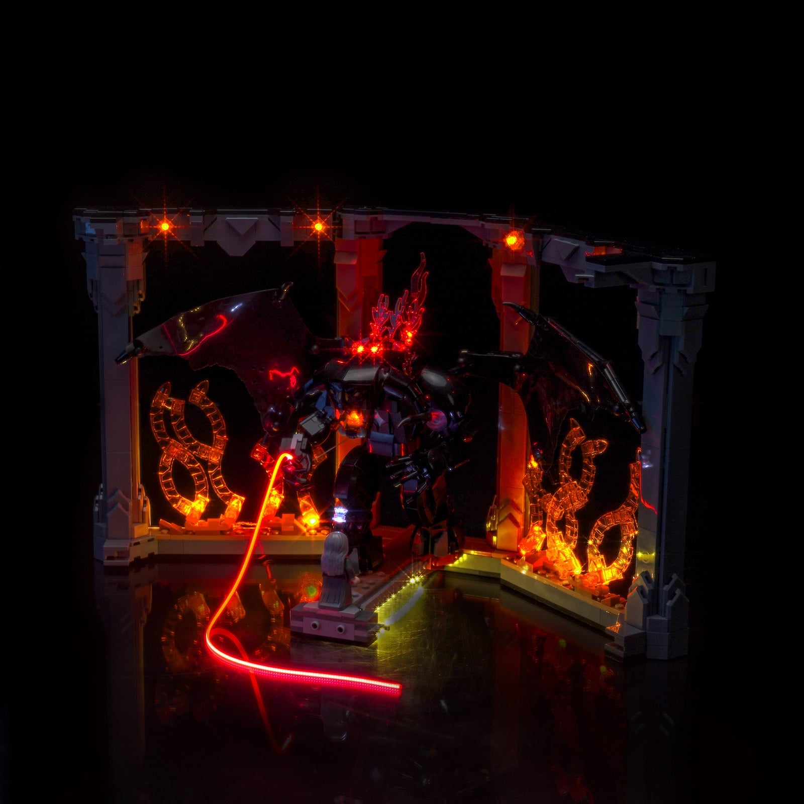 LED-beleuchtungsset für LEGO® The Lord of the Rings: Balrog™ Book Nook 10367 Version 2