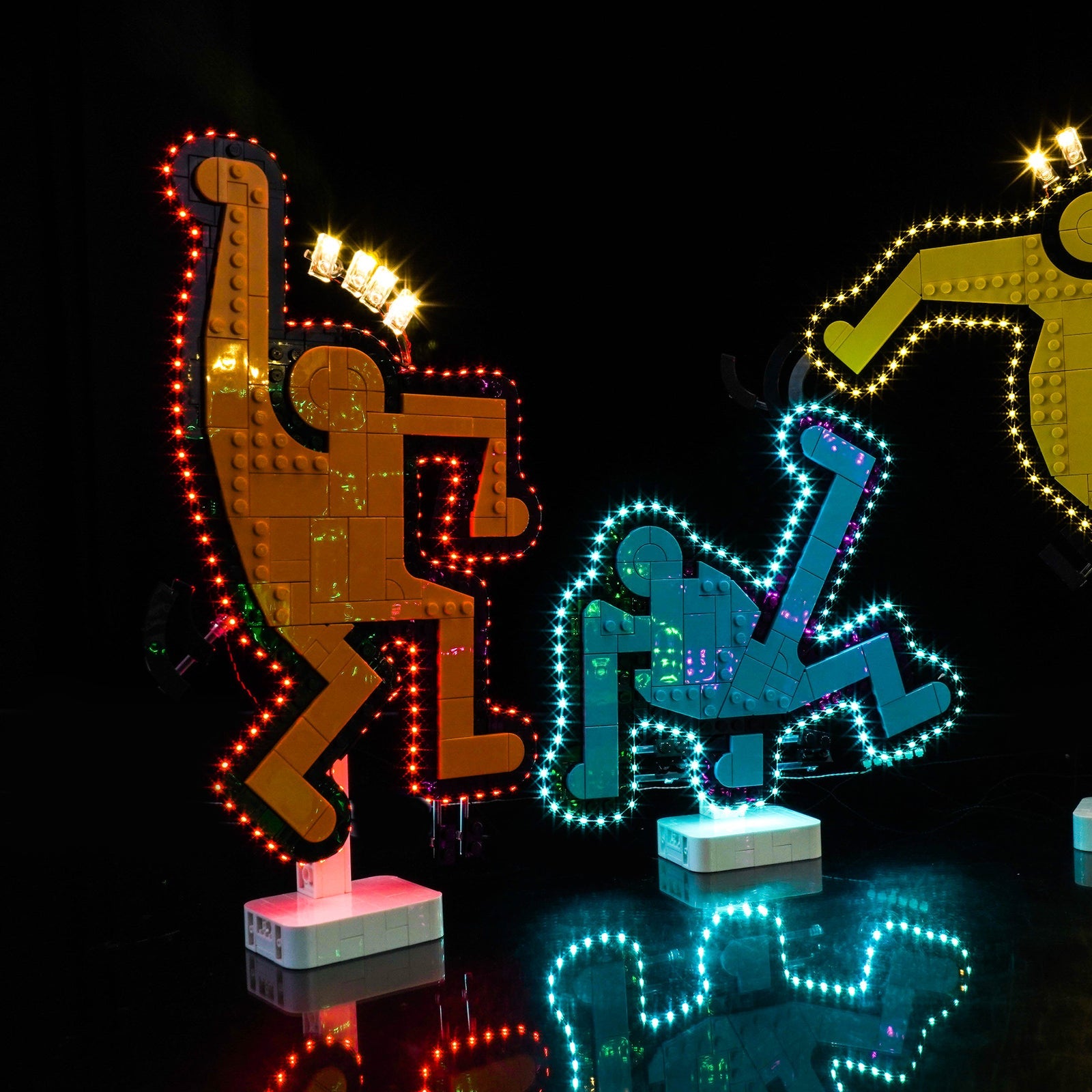 LED-beleuchtungsset für LEGO® Art Keith Haring – Dancing Figures 31216