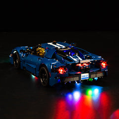 LED-beleuchtungsset für LEGO® Technic 2022 Ford GT 42154 Fernbedienungs-Version