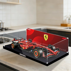 Premium Acryl-Vitrine für LEGO 42207 Ferrari SF-24 F1 – Staubdicht, UV-Schutz & Kristallklar