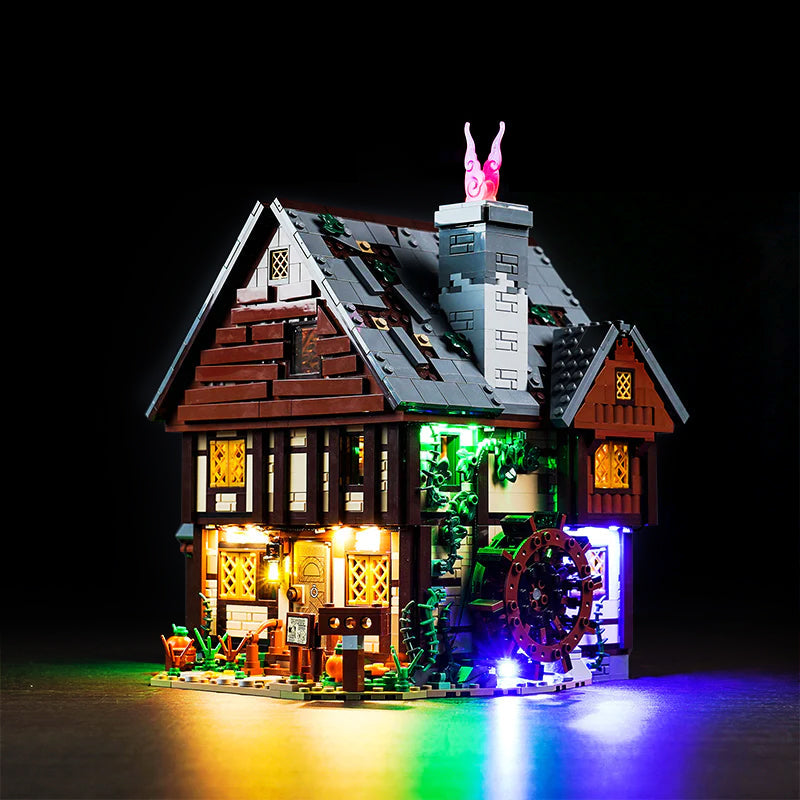 LED-beleuchtungsset für LEGO® Disney Hocus Pocus: The Sanderson Sisters' Cottage 21341