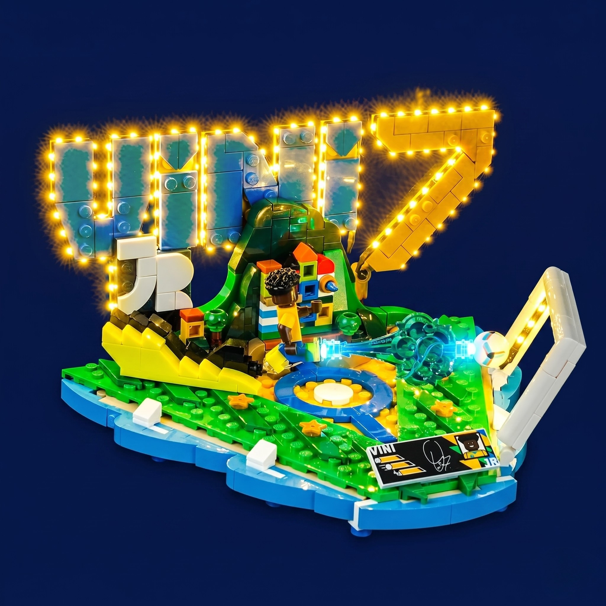 LED-Beleuchtungsset für LEGO® Editions Vini Jr. – Fußball-Highlights 43027 (Elite Edition)