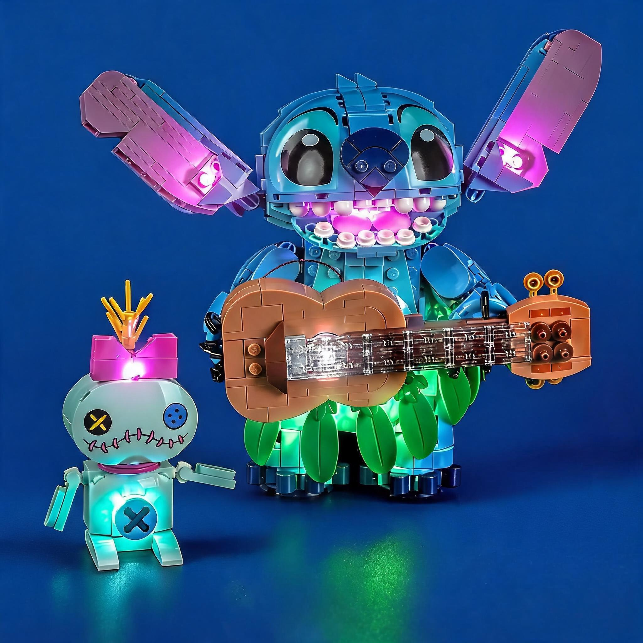 LED-Beleuchtungsset für LEGO® Disney Stitch & Scrump 43296 (Elite Edition)