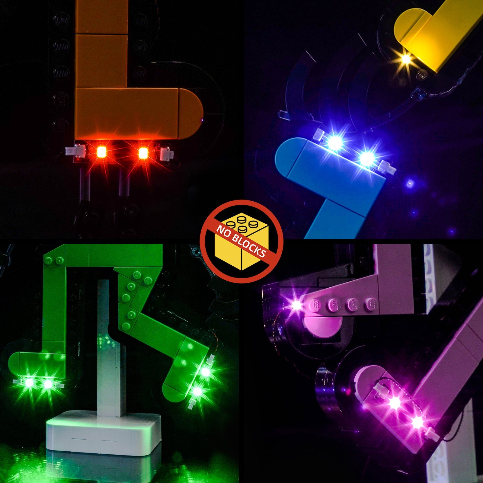 LED-beleuchtungsset für LEGO® Art Keith Haring – Dancing Figures 31216