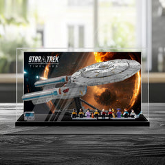 Staubdichte & UV-geschützte HD-Acryl-Vitrine für LEGO Star Trek 10356 U.S.S. Enterprise