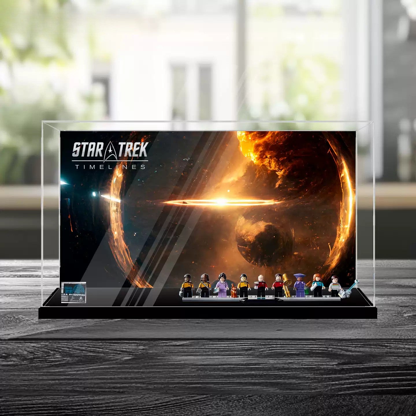 Staubdichte & UV-geschützte HD-Acryl-Vitrine für LEGO Star Trek 10356 U.S.S. Enterprise