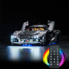LED-beleuchtungsset für LEGO® Technic Koenigsegg Jesko Absolut Grey Hypercar 42173