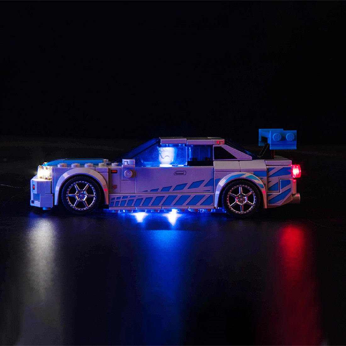 LED-beleuchtungsset für LEGO® 2 Fast 2 Furious Nissan Skyline GT-R (R34) 76917
