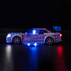 LED-beleuchtungsset für LEGO® 2 Fast 2 Furious Nissan Skyline GT-R (R34) 76917
