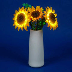 Set di Illuminazione LED per LEGO® Botanicals Bouquet di Girasoli – 11502 Versione con Telecomando