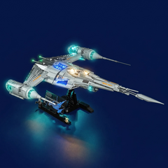 LED-belysningssæt til LEGO® Star Wars™ Mandalorianerens N-1 Starfighter – 75442 (ultimativ udgave)