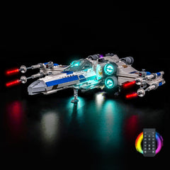 LED-Beleuchtungsset für LEGO® Star Wars New Republic X-Wing Starfighter™ – 75460 Fernbedienungs-Version