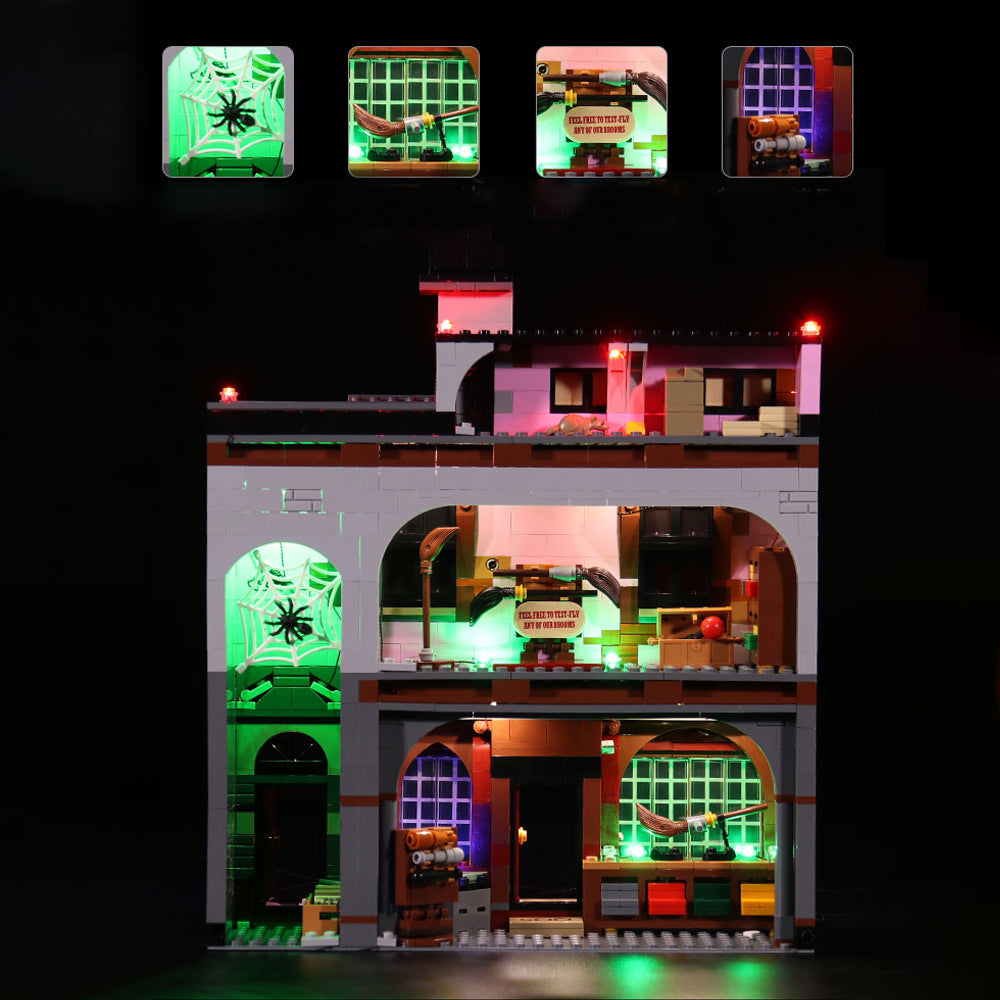 LED-Beleuchtungsset für LEGO® Harry Potter™ Winkelgasse™ 75978 Fernbedienungs-Version