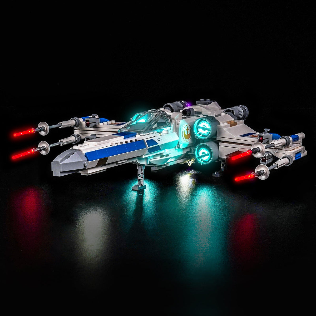 LED-Beleuchtungsset für LEGO® Star Wars New Republic X-Wing Starfighter™ – 75460 Fernbedienungs-Version