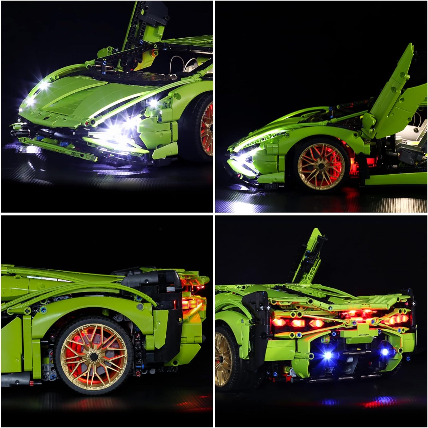 LED-beleuchtungsset für LEGO® Technic Lamborghini Sián FKP 37 42115