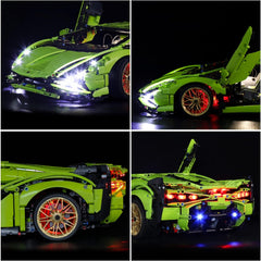 LED-beleuchtungsset für LEGO® Technic Lamborghini Sián FKP 37 42115
