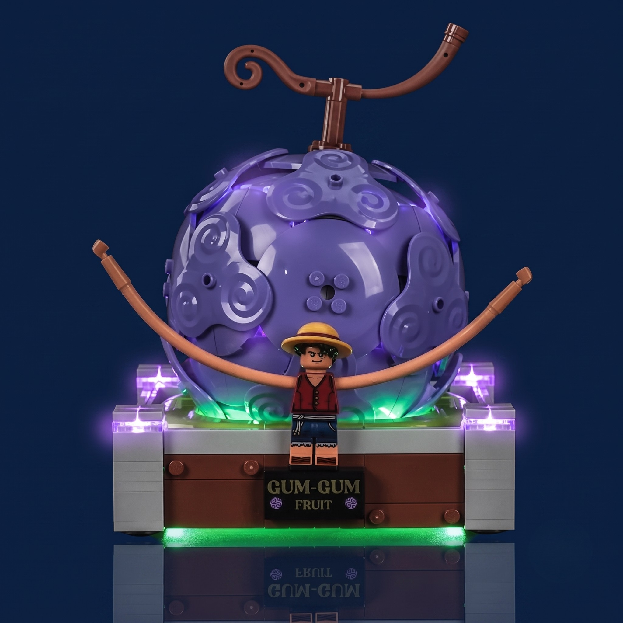 LED-Beleuchtungsset für LEGO® One Piece Teufelsfrucht Gum-Gum-Frucht 75647