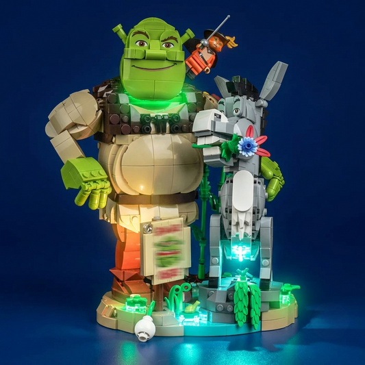 LED-Beleuchtungsset für LEGO® Shrek, Donkey & Puss in Boots 72423
