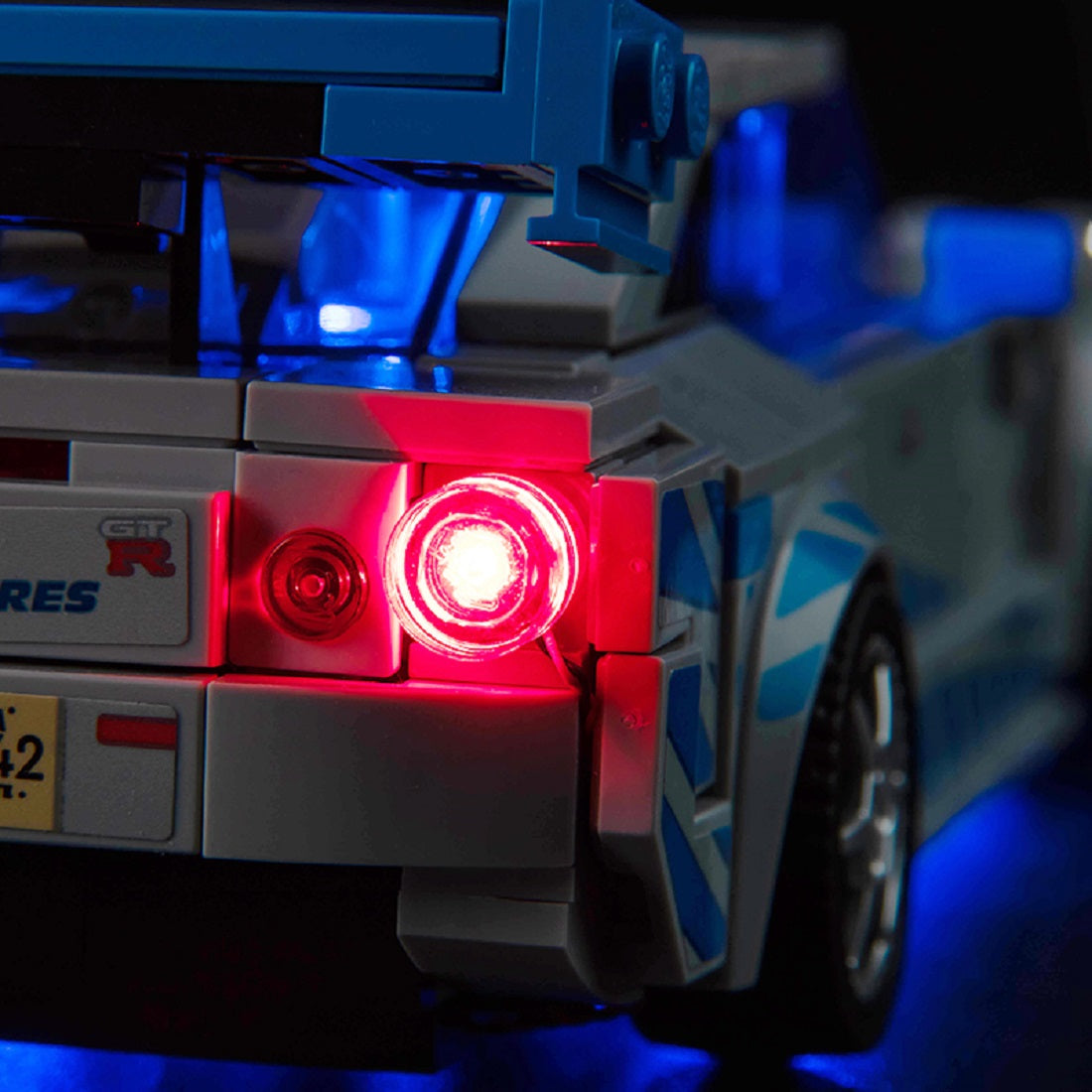 LED-beleuchtungsset für LEGO® 2 Fast 2 Furious Nissan Skyline GT-R (R34) 76917