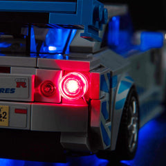 LED-beleuchtungsset für LEGO® 2 Fast 2 Furious Nissan Skyline GT-R (R34) 76917