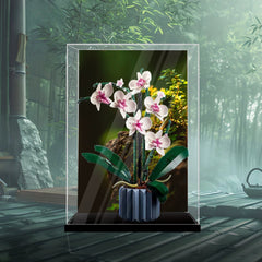 Staubdichte HD-Acryl-Vitrine mit UV-Schutz für LEGO Botanical Collection 10311 Orchidee