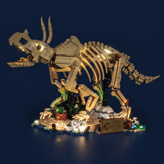 LED-Beleuchtungsset für LEGO® Jurassic World Dinosaurier-Fossilien: Triceratops 77985