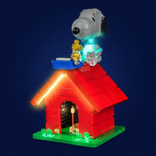 LED-Beleuchtungsset für LEGO® Ideas Peanuts: Snoopy's Doghouse 21368 (Elite Edition)