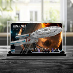 Staubdichte & UV-geschützte HD-Acryl-Vitrine für LEGO Star Trek 10356 U.S.S. Enterprise