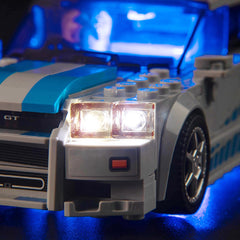LED-beleuchtungsset für LEGO® 2 Fast 2 Furious Nissan Skyline GT-R (R34) 76917