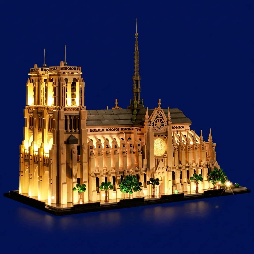 LED-belysningssæt til LEGO® Architecture Notre-Dame de Paris (21061)