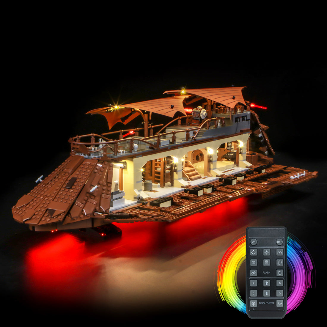 LED-beleuchtungsset für LEGO® Star Wars Jabba's Sail Barge™ 75397