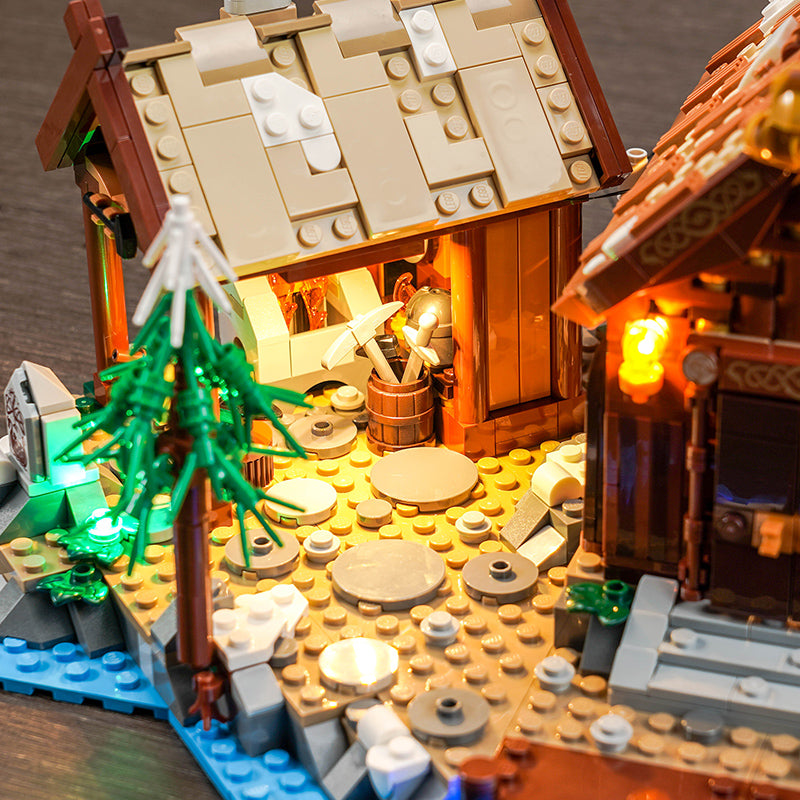 LED-beleuchtungsset für LEGO® Viking Village 21343
