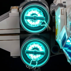 LED-Beleuchtungsset für LEGO® Star Wars New Republic X-Wing Starfighter™ – 75460 Fernbedienungs-Version