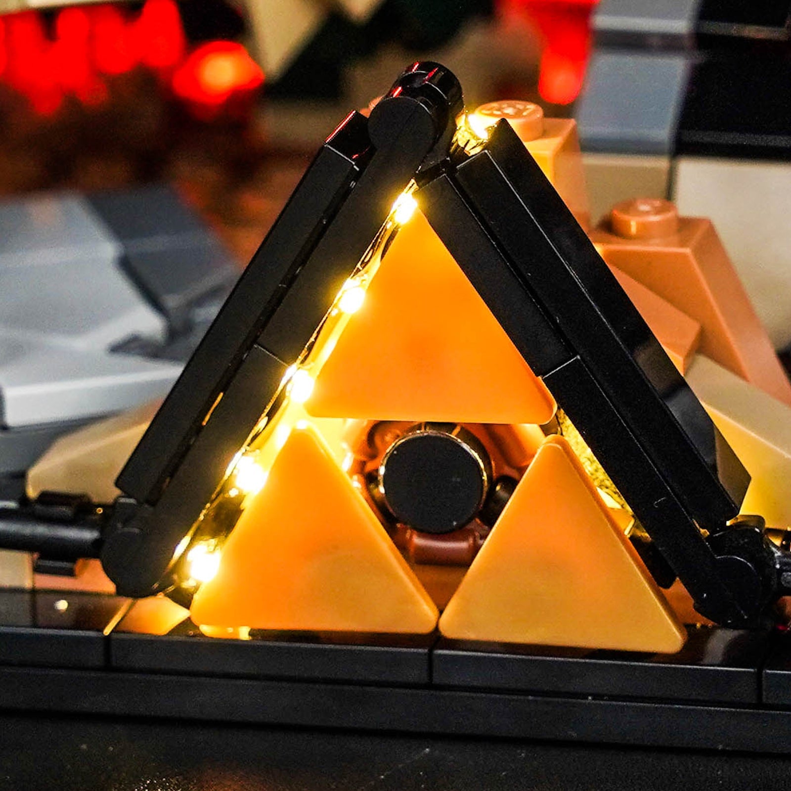 LED-belysningssæt til LEGO® The Legend of Zelda™ Ocarina of Time: Den endelige kamp – 77093 (varmlys-version)
