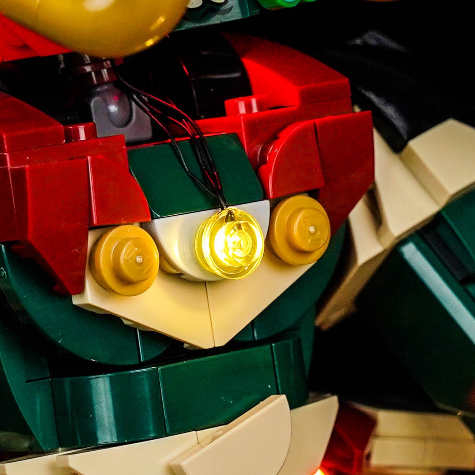 LED-belysningssæt til LEGO® The Legend of Zelda™ Ocarina of Time: Den endelige kamp – 77093 (varmlys-version)
