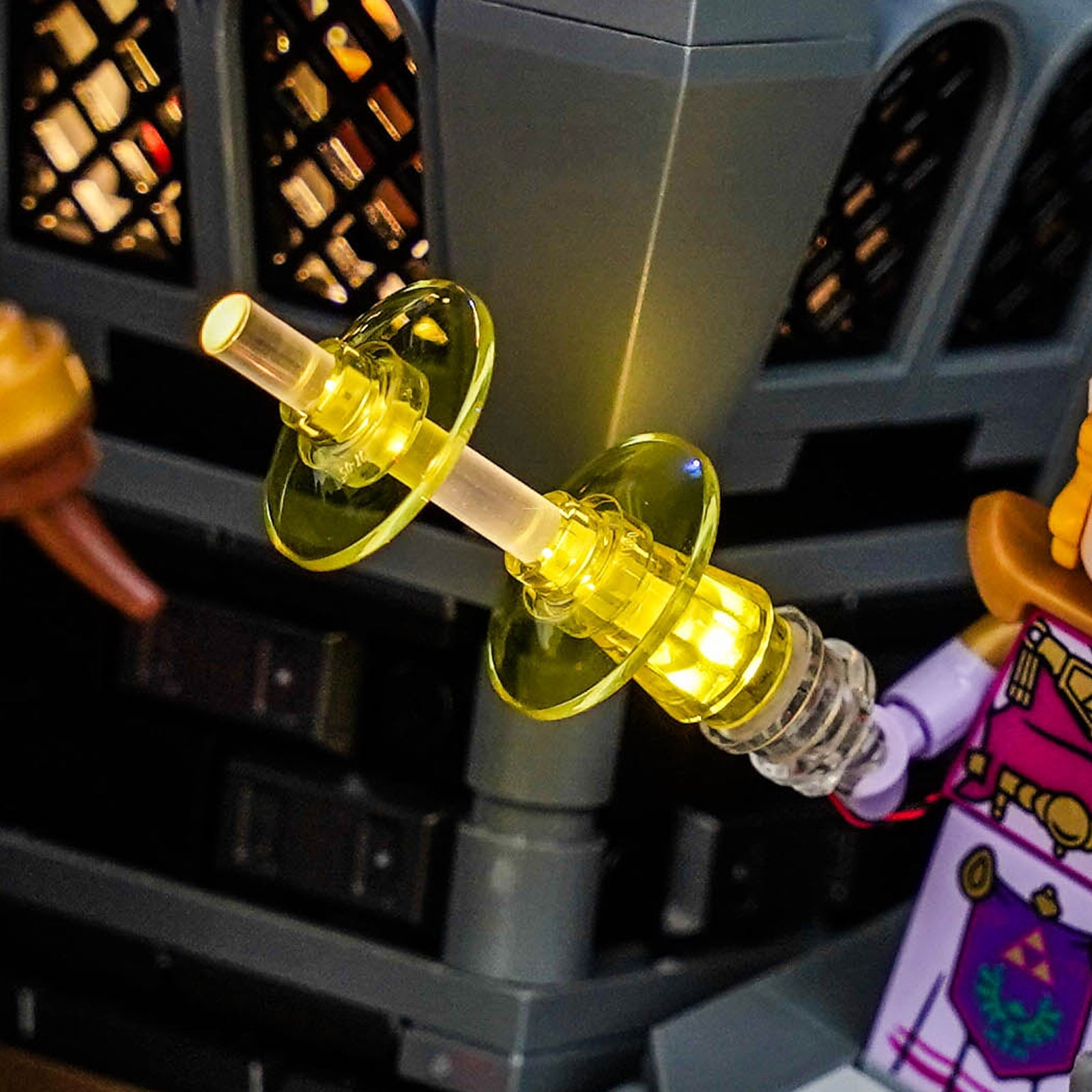 LED-belysningssæt til LEGO® The Legend of Zelda™ Ocarina of Time: Den endelige kamp – 77093 (varmlys-version)