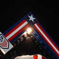 LED-belysningssæt til LEGO® Editions 2026 U.S. Soccer landsholdstrøje – 43033 (glans-udgave)