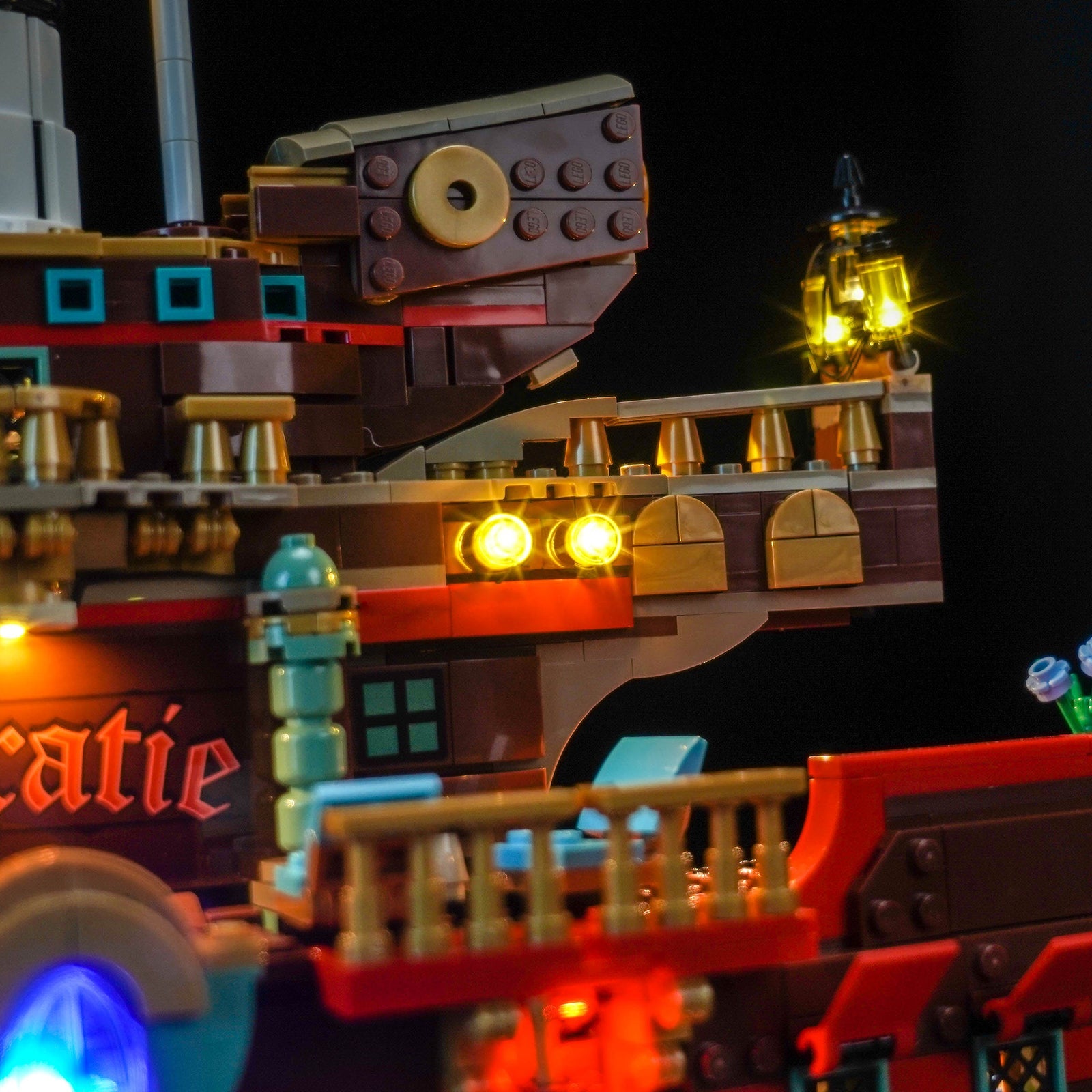 LED-beleuchtungsset für LEGO® One Piece The Baratie Floating Restaurant 75640