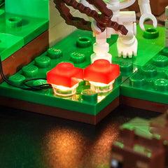 LED-Beleuchtungsset für LEGO® Minecraft Das erste Nacht-Abenteuer 21593 (Elite Edition)
